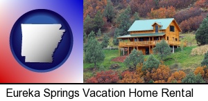 Eureka Springs, Arkansas - a mountainside vacation home
