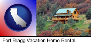 Fort Bragg, California - a mountainside vacation home