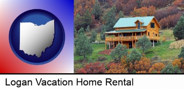 a mountainside vacation home in Logan, OH