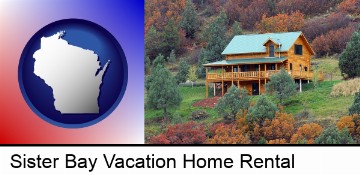 a mountainside vacation home in Sister Bay, WI